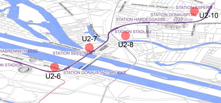 Baukanzleien Wiener Linien U-Bahn Bau