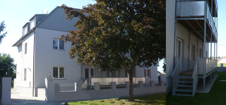 Sockelsanierung Aufstockung Wohnhausanlage
